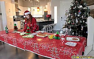 Hot family orgy during christmas 