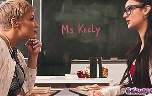 Eliza Ibarra is a nerd student of teacher Ryan Keely