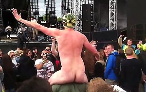 Naked guy at concert cfnm  