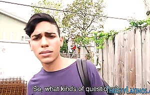 Latin amateur gets facial after riding 