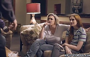 Teen fucked by all members in family 