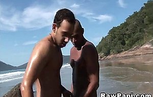 Gay latinos engaged in bareback sex  