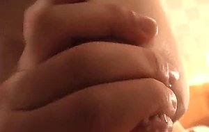Japanese wife lactating while cheating in pov  