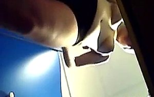Pretty tiny teen masturbates