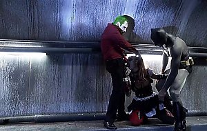 Nasty anal sex in sewerage in the parody scene of the Suicide Squad movie
