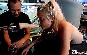 Pervypixie's another mechanical throatfuck 