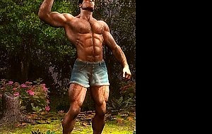 3D Horny Muscular Males