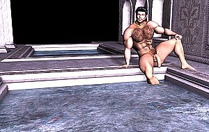 3D Horny Muscular Males