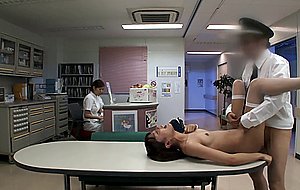 Japanese night shift nurses pleasure security guards