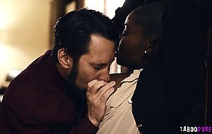 Tommy fucked the desperate sales agent Osa