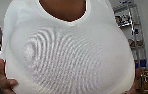 Miosotis big ebony boobs - solo