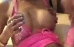 Amateur lesbian girls kiss and fuck