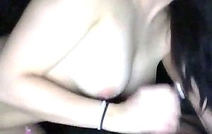 Blonde blowjob, sex & cumshot on webcam
