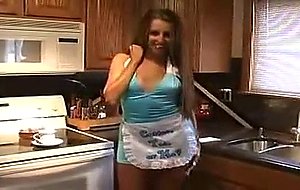 Horny Waitress cookin up a special
