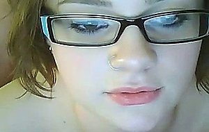 Chubby redhead fucked on webcam