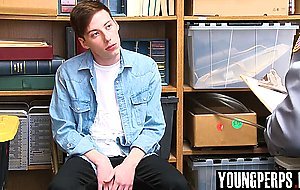 Straight teen threatened by LP Officer and anal fucked