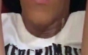TS Erika Playing With A Wet Dildo