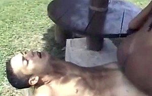 Ass Toyed Tranny Banged Outdoor