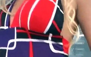 Sweet erect dick for a busty Tgirl