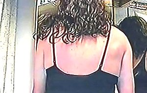 Lonely crossdresser in sweet lingerie