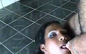 Yummy cumshot after threesome with a Tgirl