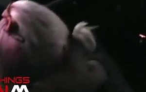 Hipster girl sucks a big cock in the drivers seat