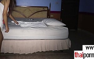 Amateur thai teen massages her client and rims his hole