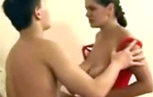 Fucking her pussy and making her scream