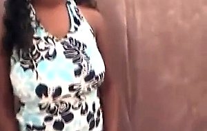 Incredible ebony teen bj audition at my office