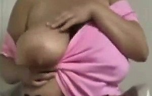 Busty milf cock tease