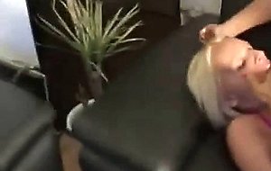 Busty blonde amateur girlfriend sucks and fucks with cumshot