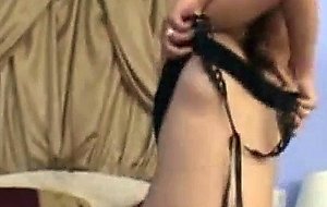Filthy hoe takes long dick and cream