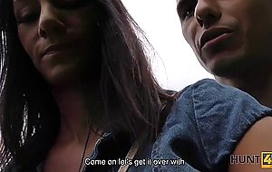 Hunt4k guy needs cash so why allows stranger to fuck his sexy gf liliane