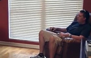 Cuckhold hubby is made to swallow