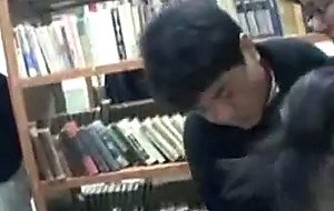 Young schoolgirl groped in library