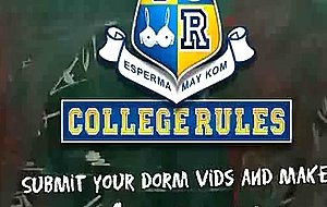 College sluts sucking and fucking at school