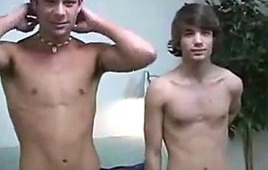 Two straight boys undresses