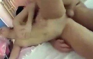 Pigtailed teen suck and fuck