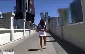 Nikki Jackson gets naughty walking around Las Vegas and flashes ...