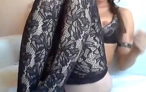 Cute Hottie in Sexy Lingerie Fingering