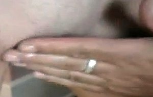 Wife s pussy finger-fucked by hubby and squirts loads