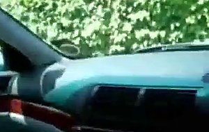 Dirty amateur milf bj in car