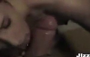 Awesome blowjob from hot little slut