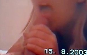 Blonde gives great bj