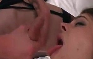 Cumshots on my face in TS threesome