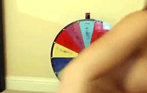 Hot blonde in room with huge vibrator hd