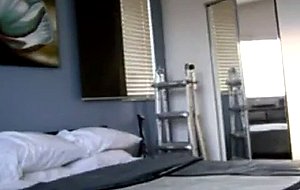 Awesome girl rides dick at home