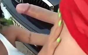 Anal sex in car