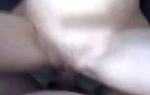 Emily watches porn and gets a creampie