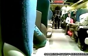 French video sexe libertine coquine pompe dans le train